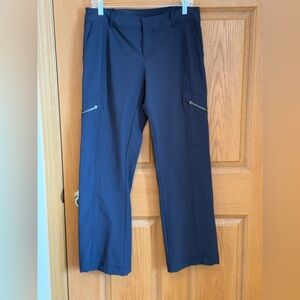 Athleta Palisade Pants Womens Straight leg Size 12P Blue Hiking, Outdoors